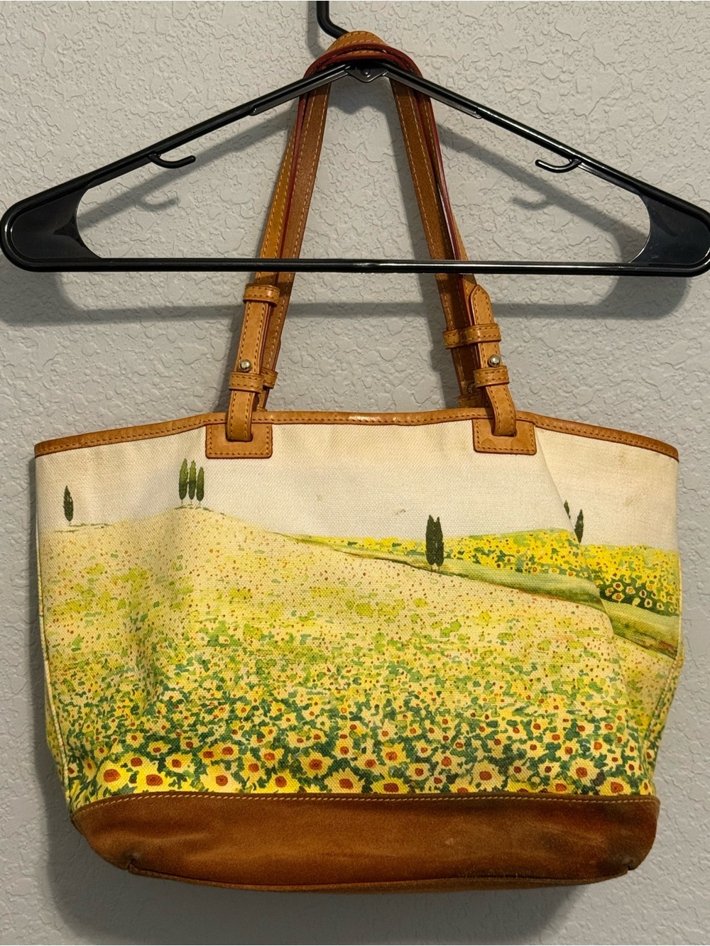 Dooney & Bourke Tuscan Landscape Canvas Tote - Picture 3 of 11